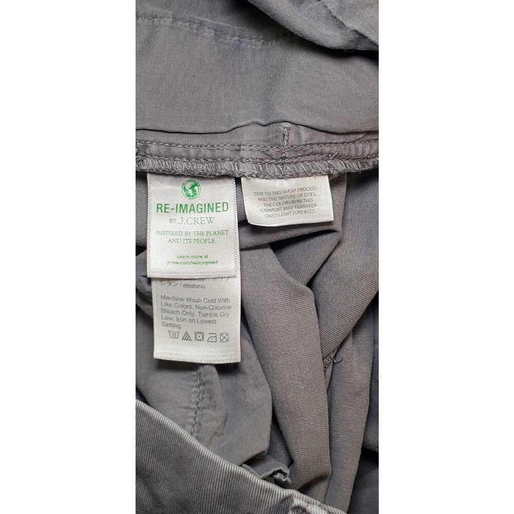 J. Crew Women's Size 12 Stretch Chino Shorts Gray H5806 Beach Resort C28-55 - Picture 5 of 9